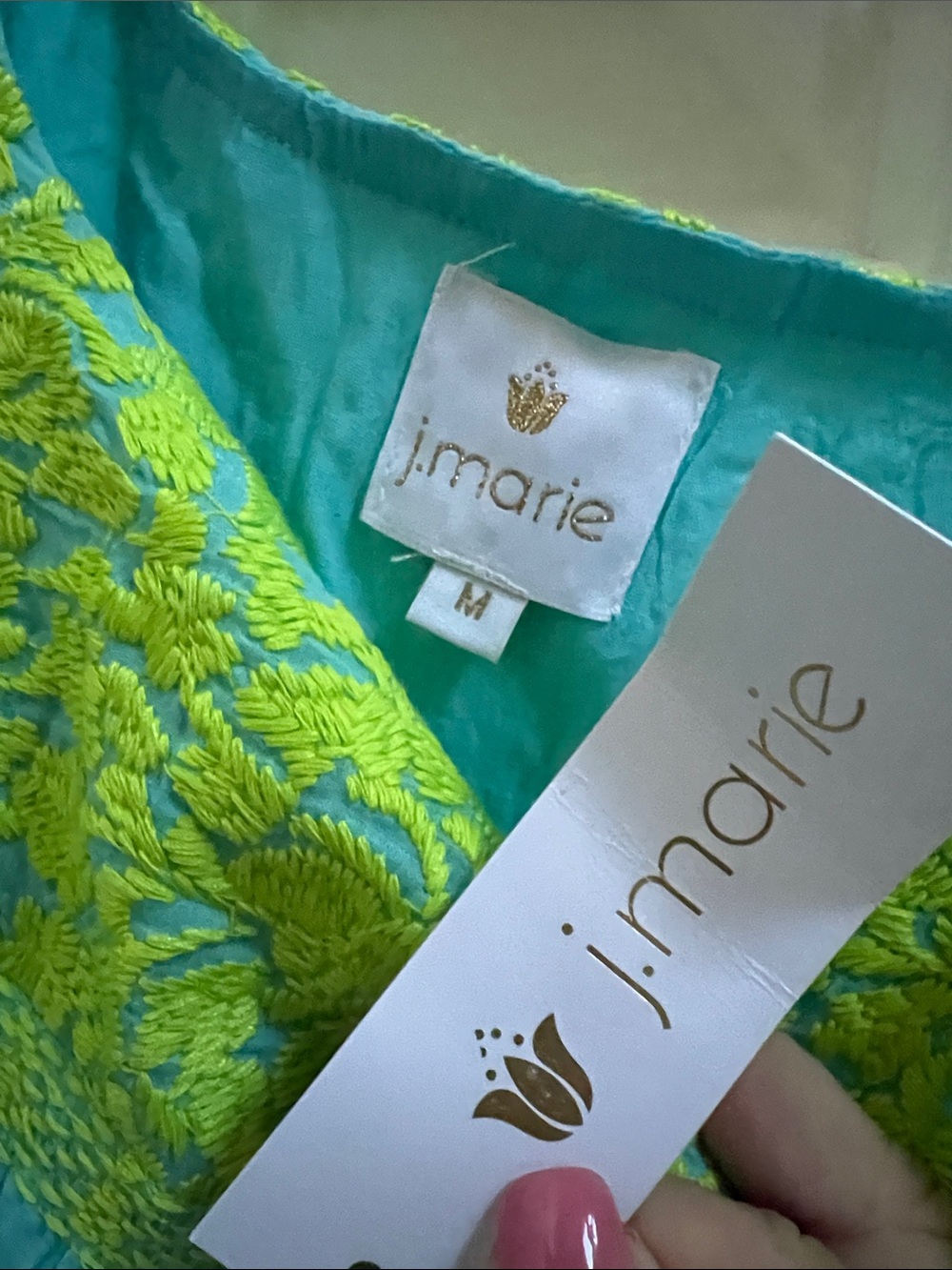 NWT J.Marie Embroidered Dress NWT - Picture 2 of 6